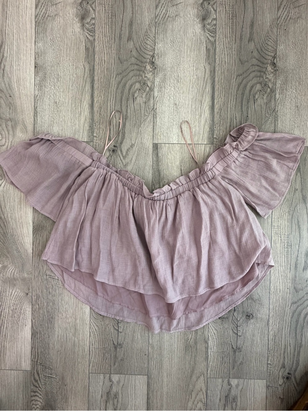 Blue Ivy Off-Shoulder Dusty Mauve Women's Top Medium